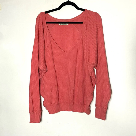 We the Free Santa Clara Pink Thermal Top Size Medium - Picture 2 of 6